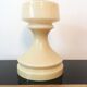 Beige chess glass table lamp by Ivan Jakes, 1960s