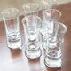 Large crystal liquor glasses, set of 6, 1970