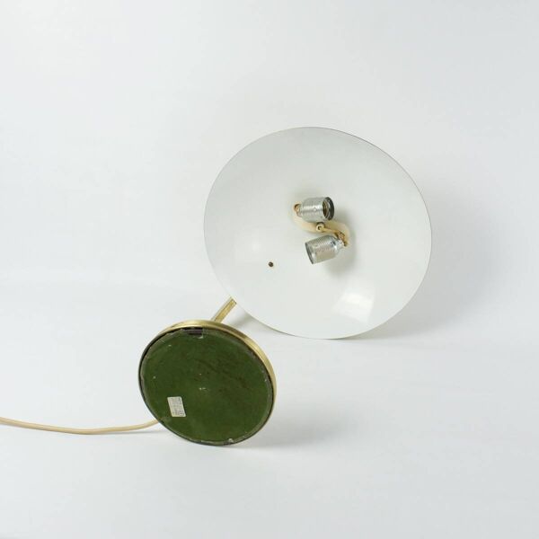 Lampe de bureau Bauhaus, Art Déco en laiton, de Egon Hillebrand, 1930-40