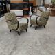 Paire de fauteuils H410 Type C vert Jindrich Halabala 1930