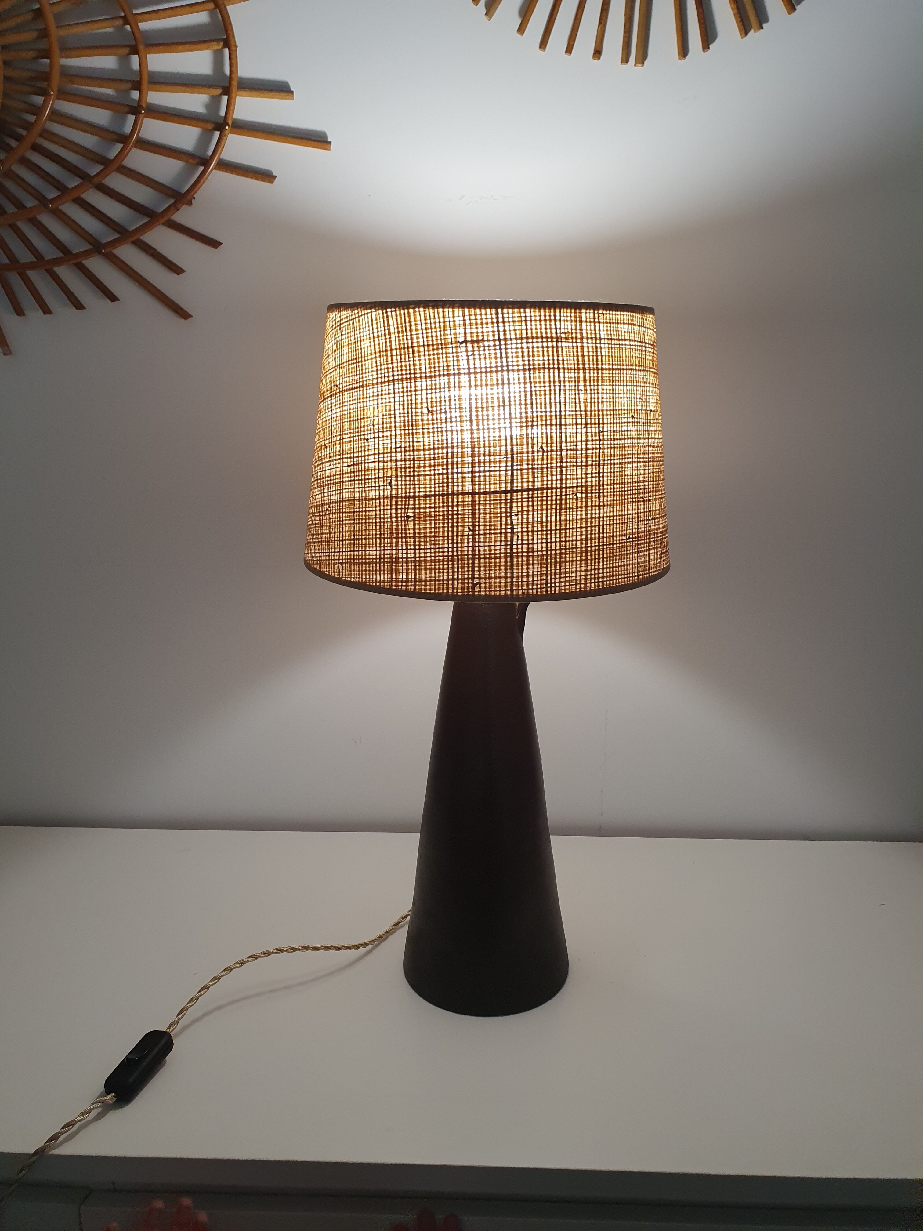 Vintage sandstone lamp