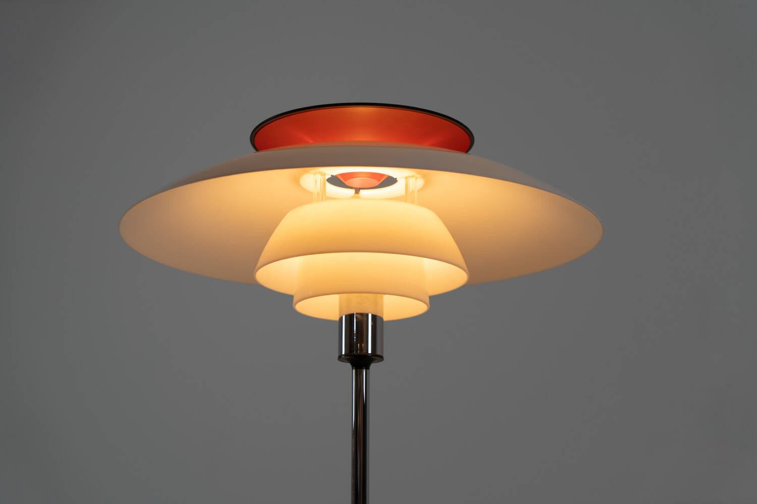 Lampadaire PH80 de Poul Henningsen pour Louis Poulsen (Danemark, années 1980).