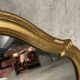 Old gold mirror