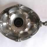 International design pink pewter cellar rat candle holder