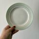 Set of 8 vintage mint and gold dessert plates Saint Amand