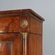 Ancient Empire secretary in walnut and bronze, Italy, 19th century