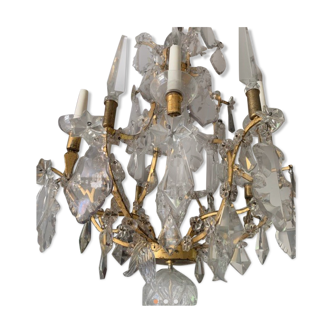 Lustre cristal 1900