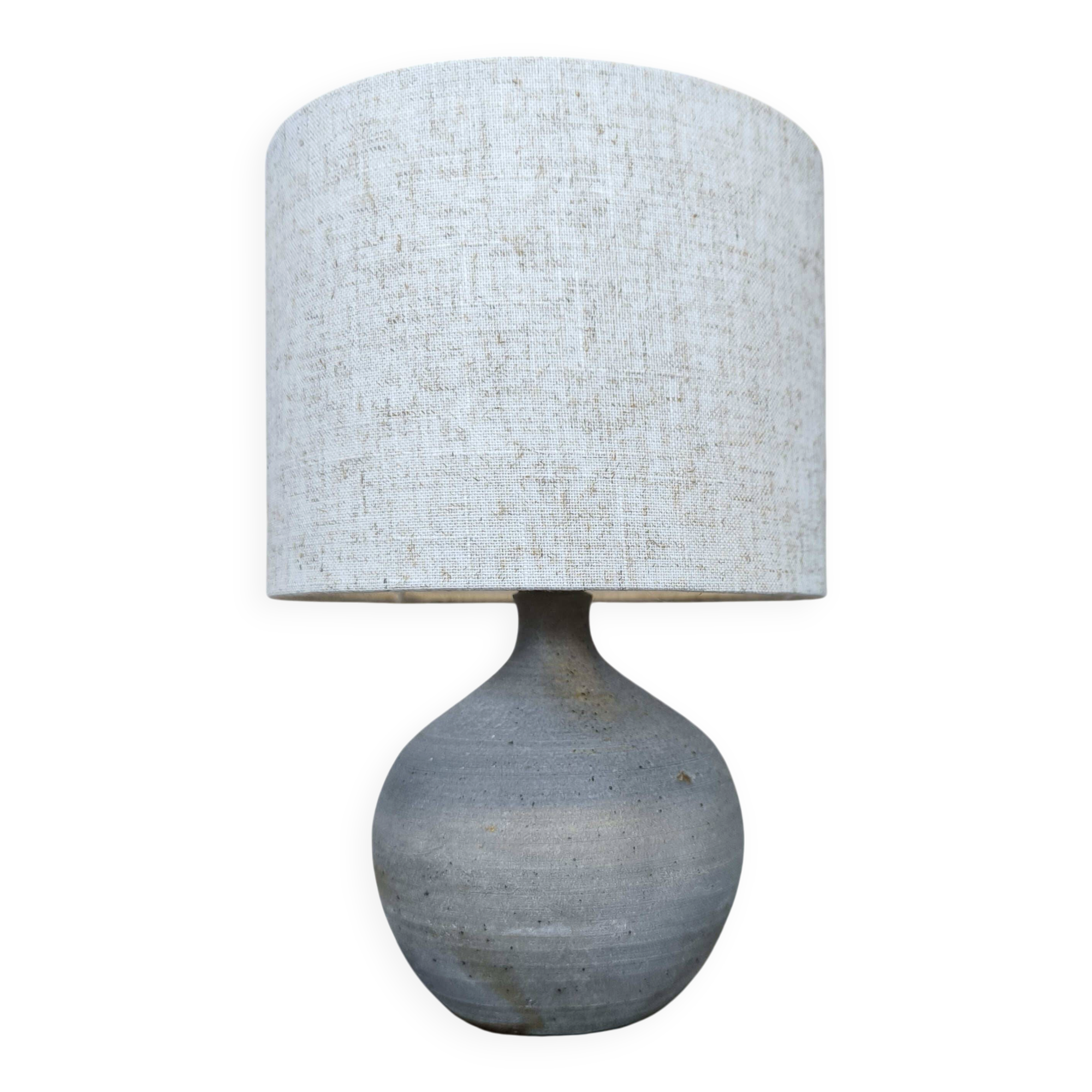 Vintage ceramic ball-shaped lamp