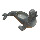 Porcelain vintage flowerpot seal