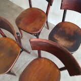4 chaises bistrot Baumann