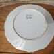 Very beautiful old plate decorated with Rouen, handmade by Geo Martel