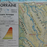 Former vintage school card MDI - Lorraine France