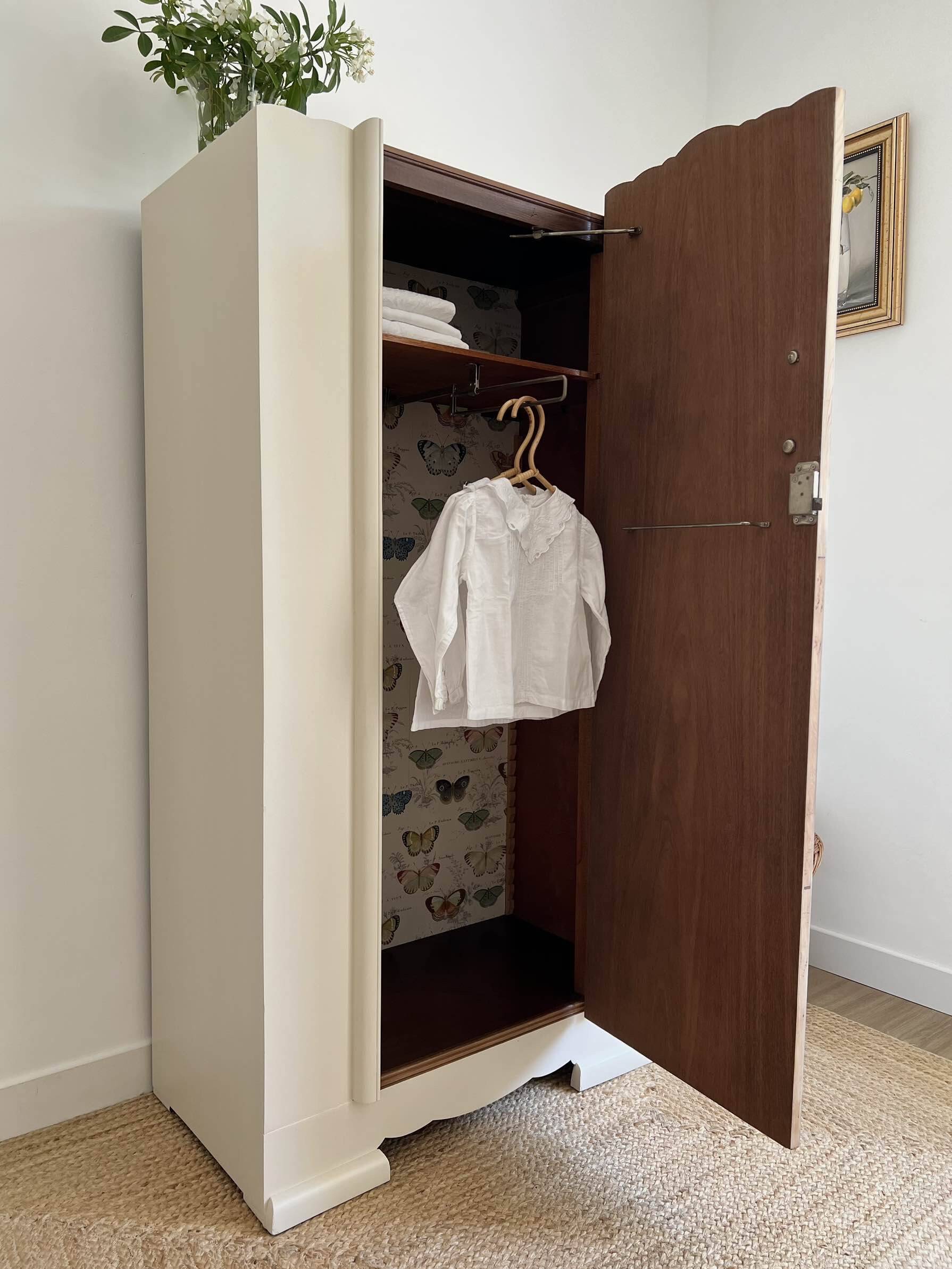 English Art Deco wardrobe