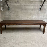 Old 3m fir farm table late 19th early 20th