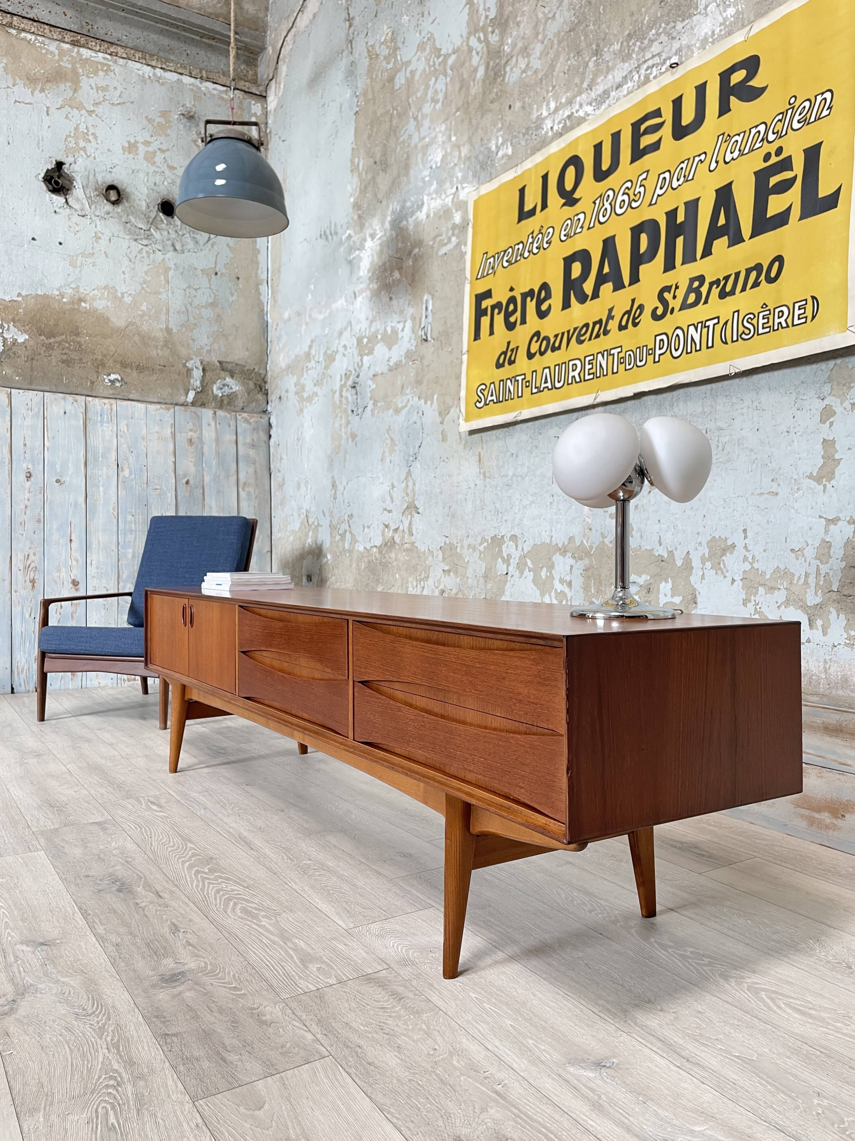 Scandinavian enfilade by Oswald Vermaercke for V-FORM, circa 1950