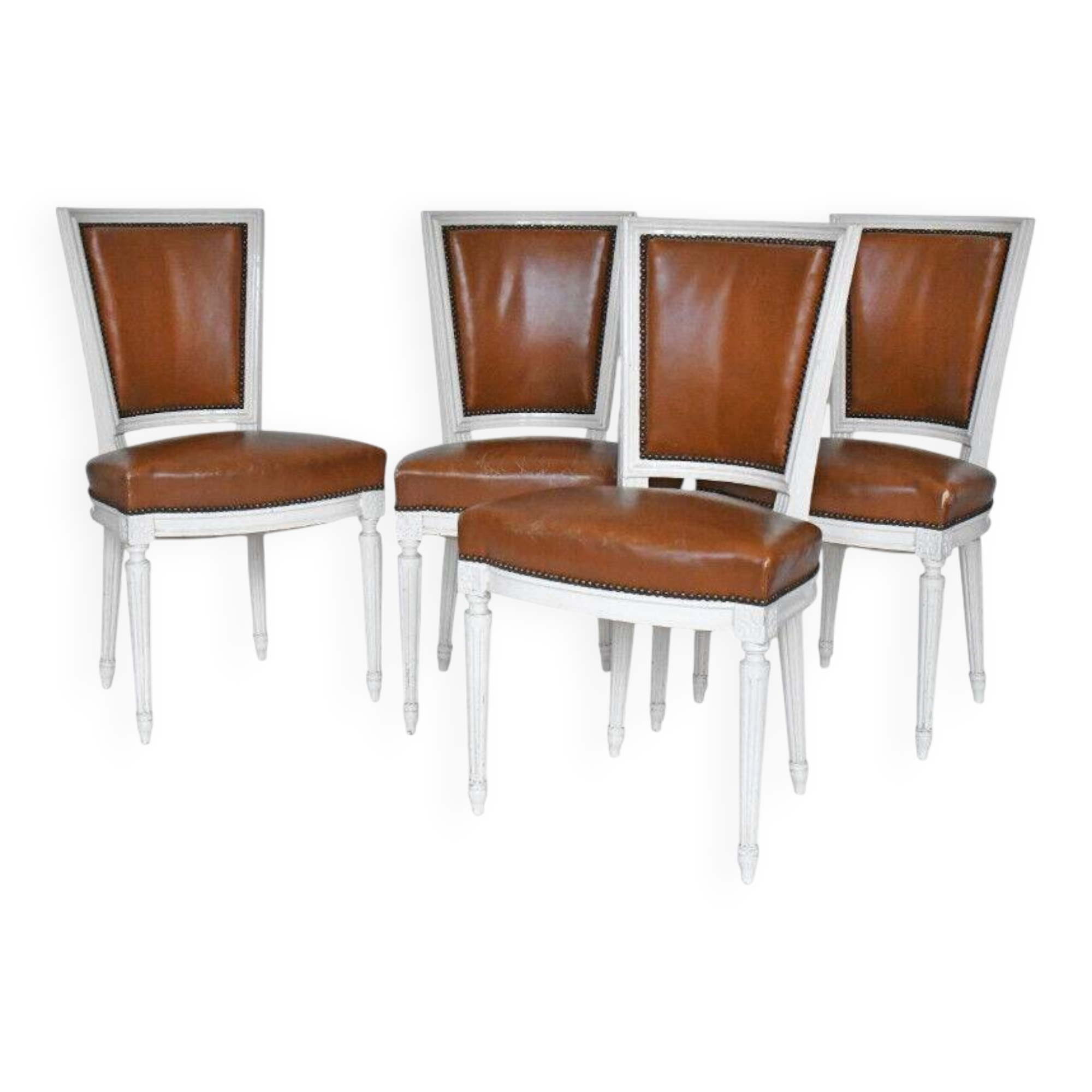 Set of 4 Louis XVI style chairs