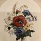 Set of 4 flat plates and 4 dessert plates Sarreguemines, Agreste service