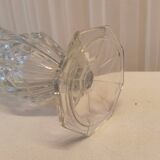 Vase en verre taillé