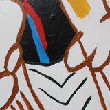 Reproduction of Picasso Les amants 60x50cm acrylic