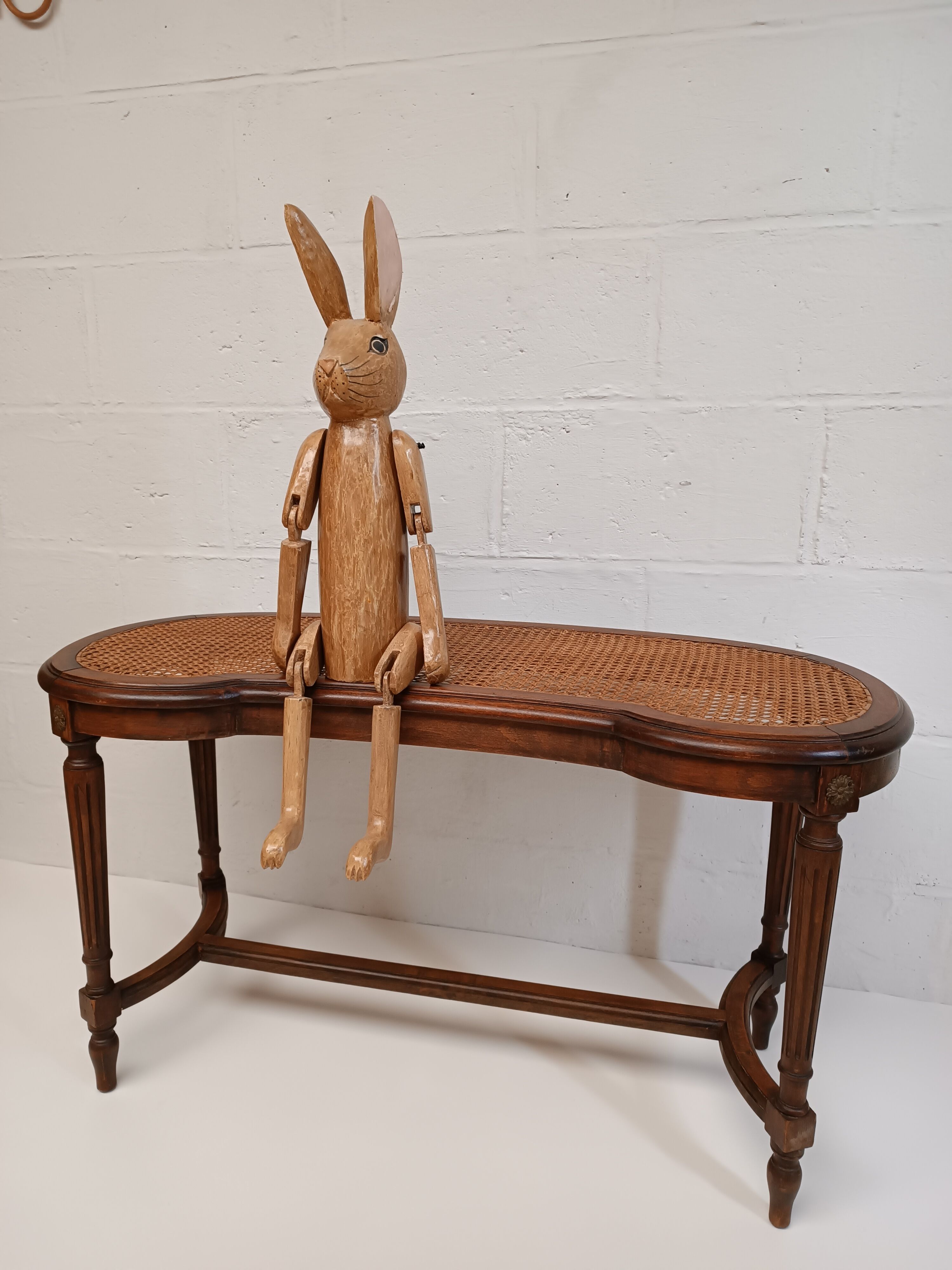 Wooden piano bench and canning