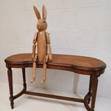 Wooden piano bench and canning