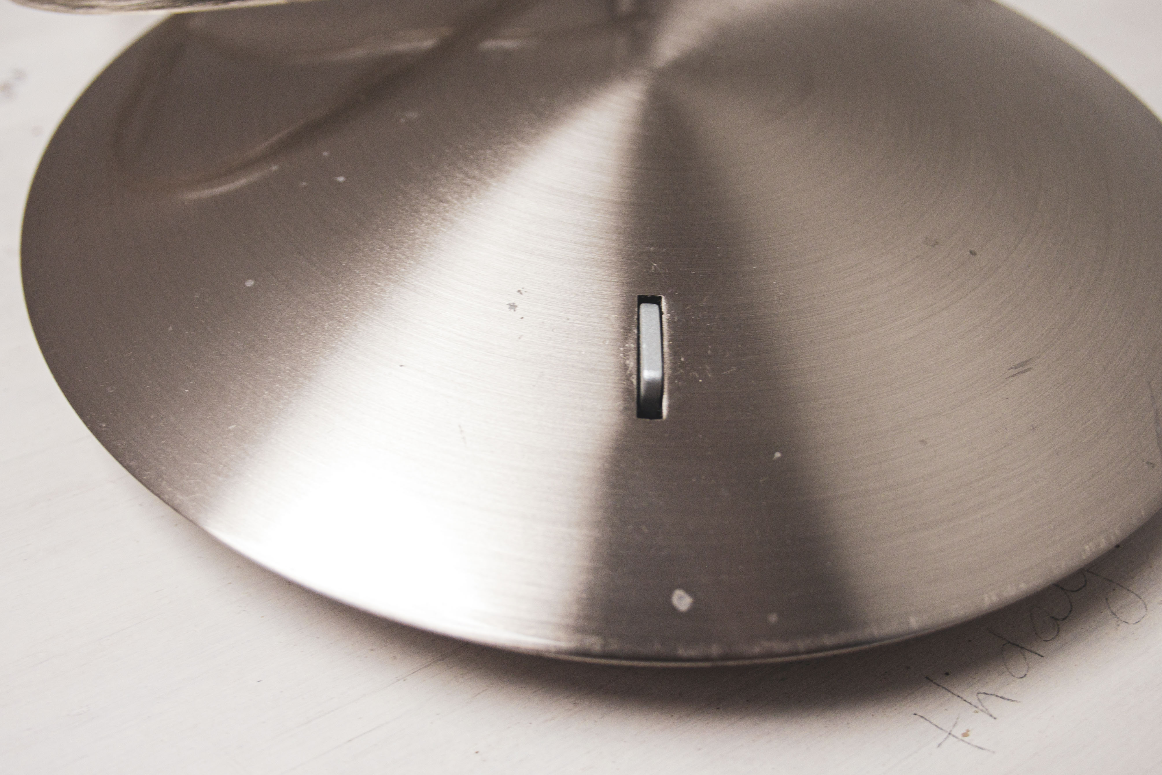 Minimalist desk lamp - Habitat - in stainless steel aier