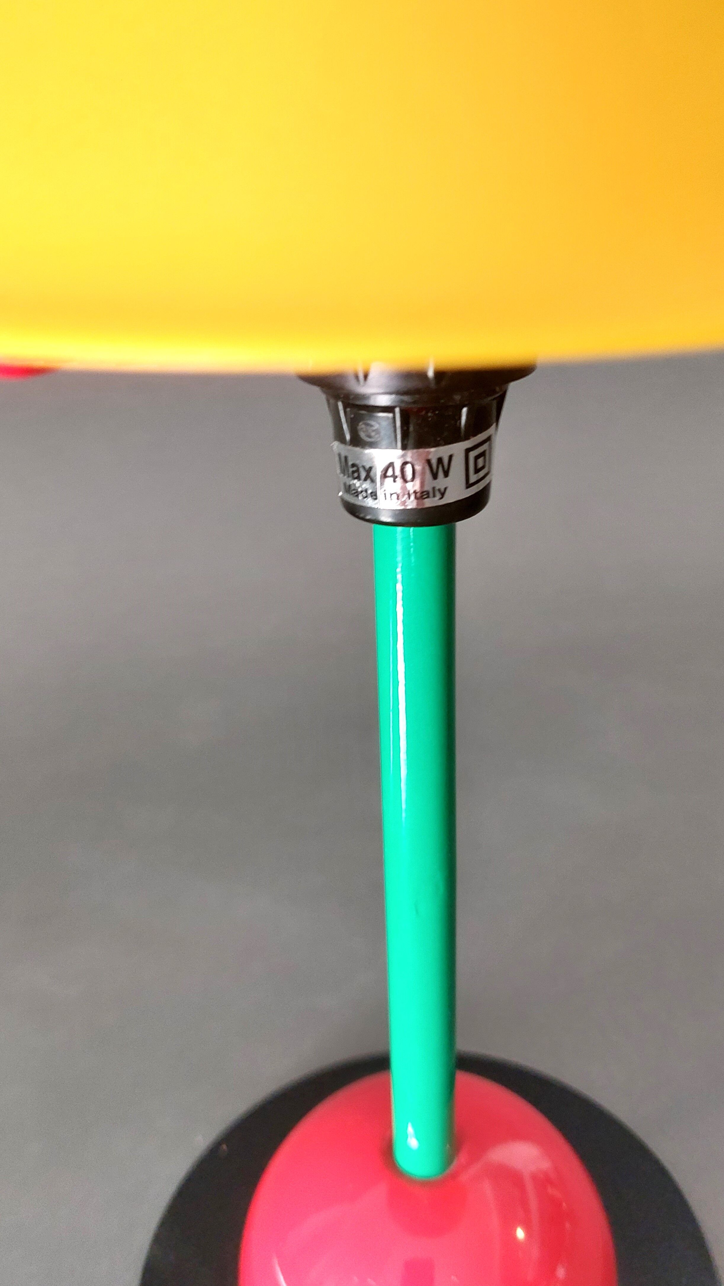 Lamp Ikea Memphis model B9409 made in Italy 1980's.