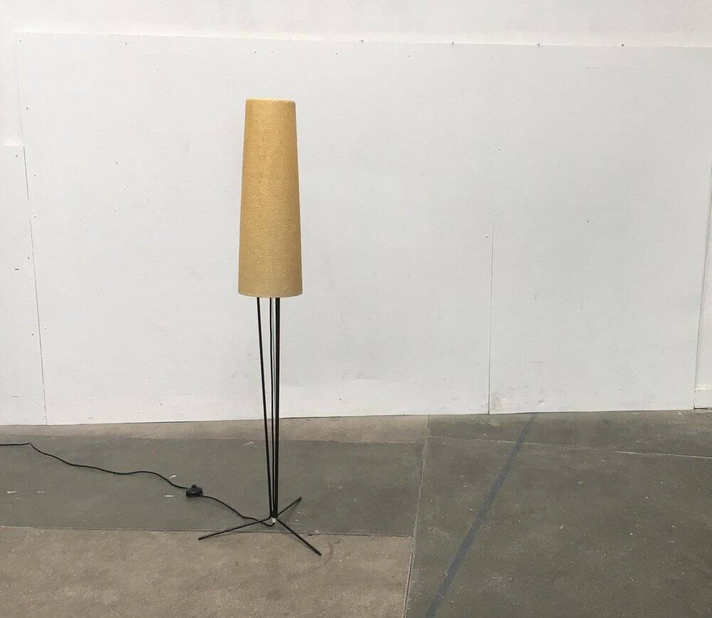 Minimalist floor lamp from Hesse Leuchten, mid-century, 1960s.