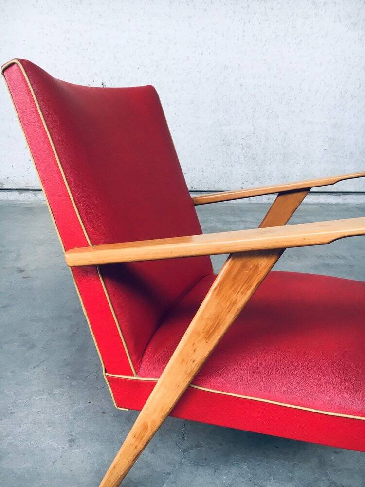 Set of Dutch Lounge Chairs, 1950s