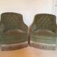 Pair of green toad chairs