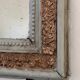 Miroir antique français Louis Philippe – crème et or, fin du 19e siècle