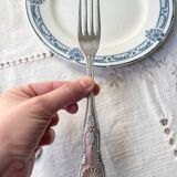 10 Vintage Rocaille Style Metal Forks