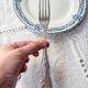 10 Vintage Rocaille Style Metal Forks