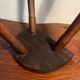Tabouret tripode en bois