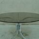 Italian modern chrome and glass coffee table, 1970