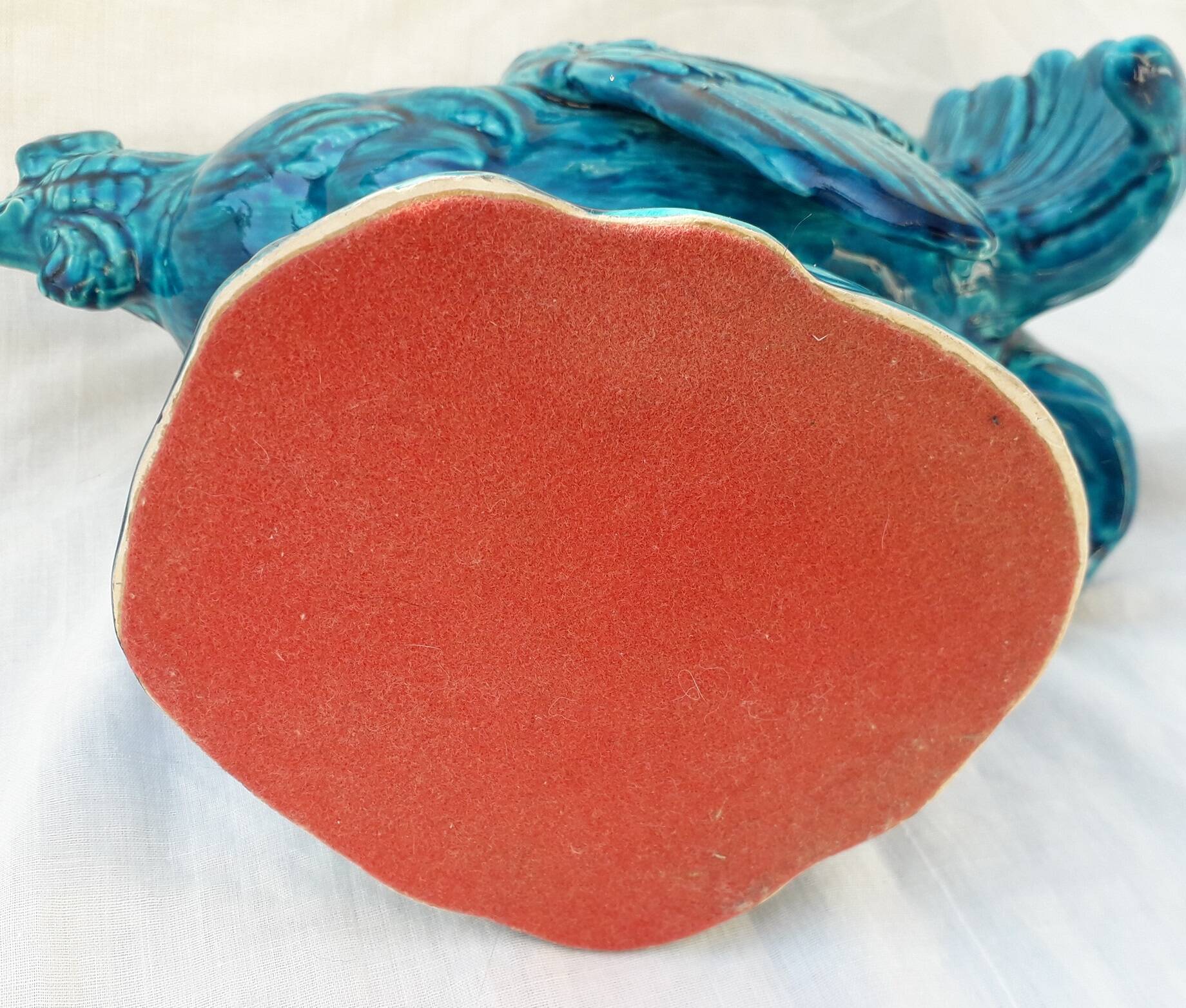 Heather cock in earthenware