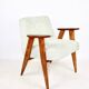 Fauteuil vintage Chierowski 366, années 1970, vert clair