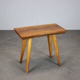 Tabouret en cerisier marqué mid-century ULUV, Tchécoslovaquie, années 1960