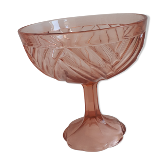 Coupe verre rose