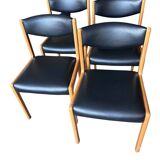 4 chaises vintage