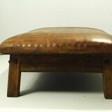 XXL Vintage Leather Gym Table / Daybed