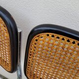 Set of 4 Marcel Breuer cesca black b32 chairs