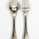12 Christofle table settings monogrammed LG - CC hallmark - Late 19th century
