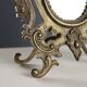 Antique table mirror in bronze, Italy, 19th-20th century