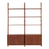 Teak modular shelving unit, Danish design, 1960s, made in Denmark