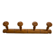 Vintage wall coat rack