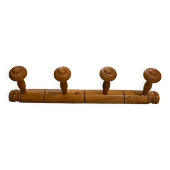 Vintage wall coat rack
