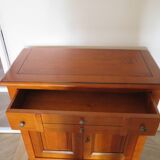 Meuble d’entrée-buffet d’appui-Louis Philippe- 1 tiroir-2 portes Merisier