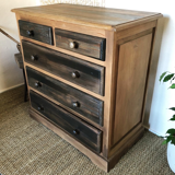 Solid pine chest of drawers