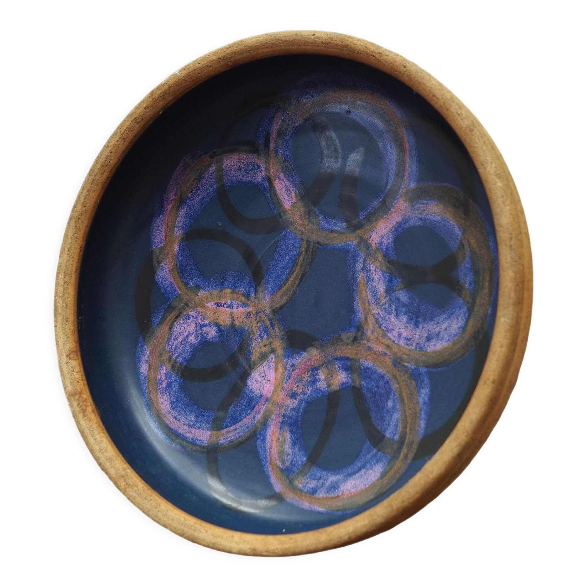 Ceramic platter, Danish design, 1960s, production: Denmark
